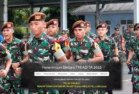 Persyaratan dan Jadwalnya Pendaftaran Bintara TNI AD 2022.