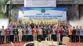Kegiatan Pendampingan Teknis Penginputan Aplikasi E-Sakip di Bandung. FOTO : DokPim