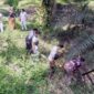 Anggota Polsek Tungkal Ulu bersama pihak Puskesmas Pelabuhan Dagang saat akan Melakukan Svakuasi, Selasa (4/1/22). FOTO : Polsek Tkl Ulu