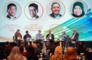 Direktur Perencanaan dan Pertumbuhan Bisnis Pertamina Patra Niaga Joko Pranoto (tengah) menjadi narasumber dalam diskusi panel 3rd Annual Indonesia Aero Summit (IAS) 2026 di Jakarta, Rabu (22/7). (Foto: Dok. Pertamina)