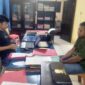PBA alis AJI Saat Menjalani Pemriksaan Polisi. [FOTO : Res Merangin]