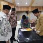 Bupati H. Anwar Sadat Saat Hadiri Pelantikan dan Pengukuhan Pengurus ICMI organisasi daerah (Orda) Tanjung Jabung Barat periode 2023-2028 di Balai Pertemuan Kantor Bupati, Senin (23/10/23). FOTO : Dokpim