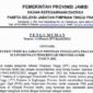 Pemrpov Jambi Umumkan Lelang 4 Jabatan Eselon II. FOTO : Dok. PNG