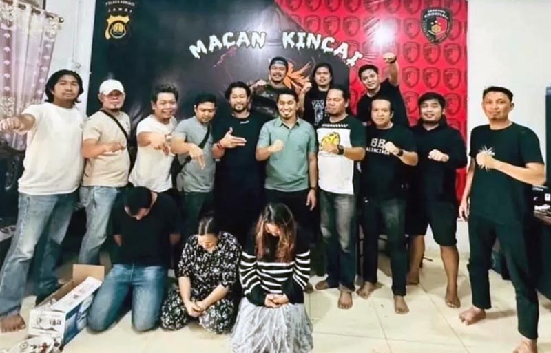 Polisi Tangkap Komplotan Pelaku Perdagangan Anak yang dijual ke SAD Merangin Rp 80 Juta. FOTO : RES Kerinci