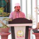 Bupati H. Anwar Sadat Saat Memberikan Sambutan Peresmian Masjid As-Syarif, Jum'at (27/1/23).FOTO : Bas/LT