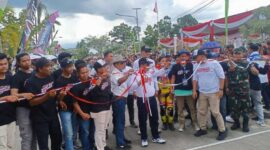 Gubernur Jambi Launching Sirkuit Semi Permanen Bukit Cinta Kenang Muaro Jambi, Minggu (28/8/22). FOTO : Noval.