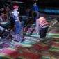 Satpolairud Polres Tanjung Jabung Barat Saat melakukan pemeriksaan terhadap Kapal - Kapal yang membawa sembako, serta Kapal - Kapal lain yang berada di Pelabuhan - Pelabuhan Perairan Kuala Tungkal, Rabu (9/3/22) Malam