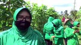FOTO : Ketua Persit Kodim 0419/Tanjab, Ny. Dewi Erwan Susanto,