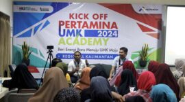 Pertamina UMK Academy Jadi Program Pemberdayaan Berkelanjutan versi Marketeers Editor’s Choice Award 2024. FOTO : IST