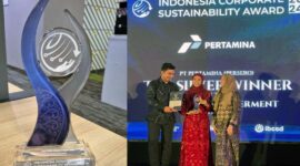 Pertamina Raih Penghargaan di Ajang Indonesia Corporate Sustainability Award 2024 Atas Sukses Berdayakan UMKM. FOTO