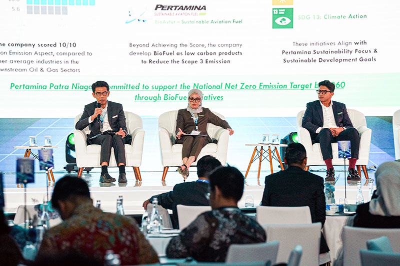 Pertamina Patra Niaga Perkuat Transisi Energi Melalui Sustainable Aviation Fuel (SAF) di Pertamina Investor Day 2025. FOTO : HMS