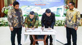 Pertamina Patra Niaga Mulai Pengembangan Terminal BBM di Maumere. FOTO : HMS