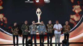 PetroChina Raih Penghargaan Kategori Assurance and Consulting Excellence Pada Gelaran SKK Migas Award 2024. FOTO : Tim Media