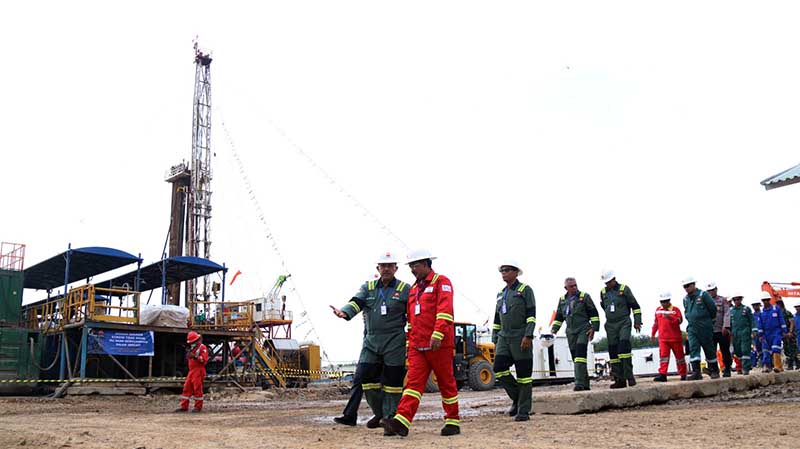SKK Migas-PetroChina Lakukan Kegiatan Monitoring Tajak Sumur WB-D16 bersama Pemprov Jambi dan Pemkab Tanjabbar. FOTO : TIM