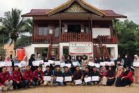 Perpustakaan Cendikia, berlokasi di Desa Pandan Jaya, Kecamatan Geragai, Kabupaten Tanjung Jabung Timur. FOTO : Ist