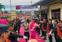 Tiba di Mapolres Kerinci, AKBP Arya Tesa Brahmana Disambut Tarian dan Tradisi Pedang Pora