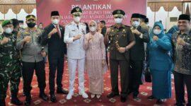 Bachyuni Deliansyah Resmi Dilantik Gubernur Jambi Jadi Pj bupati Muaro Jambi Foto Bersama FKPD MUaro Jambi
