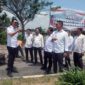Pj Bupati Muaro Jambi Bachyuni Deliansyah Saat Meninjauan Persiapan Sirkuit Balap Motor (Road Race) Piala Bupati tahun 2022 di Bukit Cinto Kenang, Rabu (24/8/22). FOTO : Noval/Ist