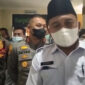 Penjabat Sekretaris Daerah (Sekda) Kabupaten Muaro Jambi Budi Hartono Ketika Diwawancari Wartwai USai Pimimpin Rapat Kordinasi Pengamanan malam pergantian Tahun 2021-2022, Rabu (29/12/21).