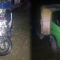 Truk Colt Diesel dan SPM Honda Vario yang Terlibat Lakalantas. FOTO : Humas PMJ