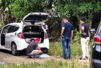 Polres Bungo diback up Polres Tebo Menangkap Terduga Pelaku Pembunuhan Dosen Cantik di Wilayah Tebo Tengah. FOTO : lensaone.id