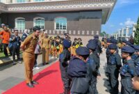 Brimob Polda Jambi Dukung Pembinaan Karakter Anak Lewat Kegiatan Pocil di O2SN Kota Jambi yang digelar di Kanaan Global School. FOTO : VIRYZHA