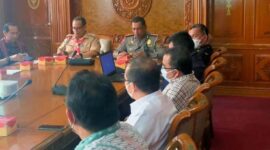 Polda Bersama Pemprov Jambi Rapa Menindaklanjuti Edaran Kementerian ESDM Terkait Angkutan Batubara Jum'at (13/5/22). FOTO : Humas Polda