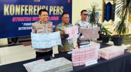 Program Kerja 100 Hari Kapolda Jambi, Berhasil Ungkap Kasus Korupsi Pengadaan Alat Praktik SMK, Kerugian Negara Capai Rp21,8 Miliar. FOTO : Viryzha