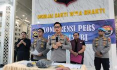 Berhasil Kabur dari Ruang Penyidik Polda Jambi, Alung DPO Penyelundup 58 Kg Sabu Diringkus di Tanjab Barat