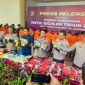 Dirresnarkoba Polda Jambi, Kombes Pol Dewa Made Palguna Saat Memimpin Pres Rilis Pengungkapan Kasus, Selasa (16/9/25). FOTO : VIRYZHA/LT