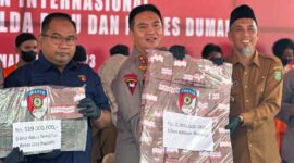Kapolda Irjen Pol Mohammad Iqbal di Kota Dumai Saat Pres Rilis di Kota Dumai, Senin (12/6/23). FOTO : Ist