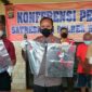 Kapolres Bungo AKBP Guntur Saputro, SIK, MH saat Gelar Pres Rilis Ungkap. FOTO : RES BUNGO