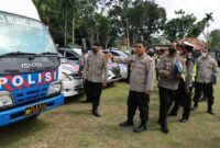 Kapolres Muaro Jambi AKBP Yuyan Priatmaja, SIK, MH menerima Terima Kunjungan Supervisi Slog Polri di Mapolres Muaro Jambi, Rabu (18/5/22). FOTO : HUMAS PMJ