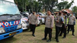 Kapolres Muaro Jambi AKBP Yuyan Priatmaja, SIK, MH menerima Terima Kunjungan Supervisi Slog Polri di Mapolres Muaro Jambi, Rabu (18/5/22). FOTO : HUMAS PMJ