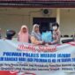 Dok. IPDA dr. Sarah Pimpin Penyerahan Bansos Menyambut Hari Polwan ke 74. [FOTO : Humaa PMJ]