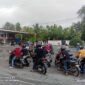 Antrian Panjang KendaraanTerjadi di POM Pembengis. FOTO : HB