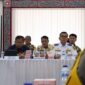 Persiapan Pengamanan Closing Ceremony PON di Stadion Utama Sport Center, Polda Bersama Dishub Sumut, Satpol PP Gelar Rakor. FOTO ; Gunawan H.