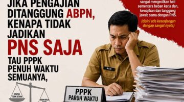 Menggugat Logika PPPK Paruh Waktu: Beban Kerja PNS, Status Dianaktirikan. (FOTO : Dok. Istimewa LT)