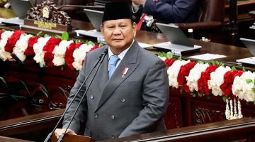 Presiden Prabowo Subianto Sampaikan Berbagai Kemajuan-Kemajuan Yang Cukup Berarti Saat Sidang Tahunan MPR RI. Pidato Kenegaraan, Jumat (15/8/25). FOTO : Humas Sekneg