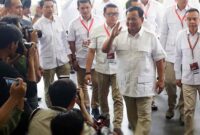 Prabowo Subianto usia Menggelar Rapat Pimpinan Nasional (Rapimnas) di The Dharmawangsa Jakarta, Senin (23/10/2023). FOTO : viva.co.id