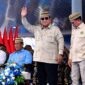 Presiden Prabowo menghadiri Puncak PENAS Petani dan Nelayan XVII di Gorontalo, Rabu (24/6/2026), menekankan kolaborasi strategis TNI-Polri dalam memperkuat ketahanan pangan. (Foto: Biro Pers Sekretariat Presiden)