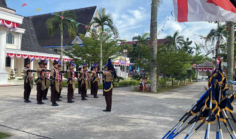 Dokumentasi Kwarcab Gerakan Pramuka Tanjab Barat Adakan Perlombaan dalam Rangka Meriahkan Hari Pramuka Ke 63 Tahun 2024. FOTO : HUMAS