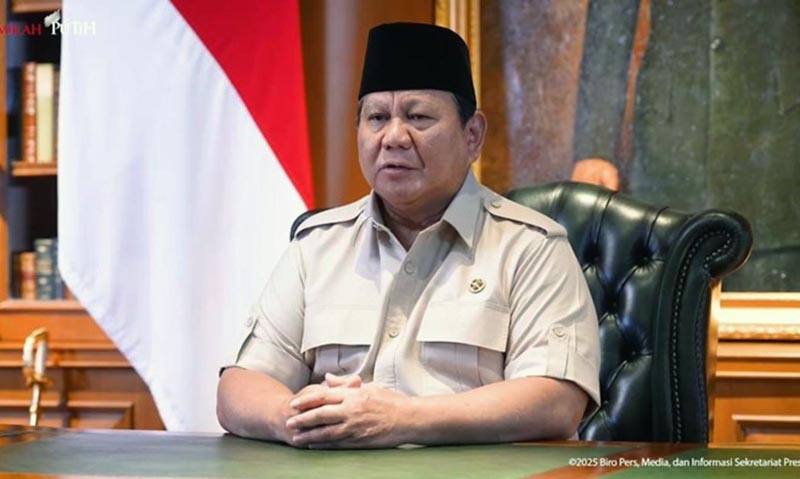 Presiden Prabowo Subianto Sampaikan Duka Cita Mendalam Atas Tewasnya Pengemudi Ojek Online (OJOL), Affan Kurniawan Terlindas Rantis Brimob. FOTO : IST