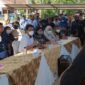 Ketua Umum Perhimpunan Dokter Forensik Indonesia, Ade Firmansyah Menyamaikan Pres Rilis Usai Pelaksanaan Autopsi Ulang Brigadir J di RSUD Sungai Bahar, Muaro Jambi, Rabu (27/7/22). FOTO : Dhea.