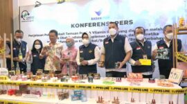 BPOM Rilis 16 Produk Kosmetik Berbahaya Temuan BPOM. [FOTO : Ist/Net]