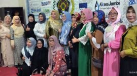 Kegiatan buka puasa bersama Keluarga besar PWI Provinsi Jambi, Senin (10/4/23). FOTO : Ist