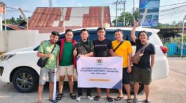 Dipimpin Ketua Irwansyah, Pengurus PWI Kota Jambi Bertolak ke Bandung Hadiri Kongres XXV PWI. FOTO : Dhea
