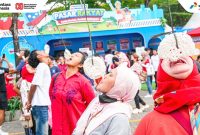 Warga Sambut Antusias Keseruannya MyPertamina Pasar Rakyat 2025 di Tangerang. FOTO : WKI