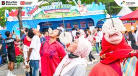 Warga Sambut Antusias Keseruannya MyPertamina Pasar Rakyat 2025 di Tangerang. FOTO : WKI