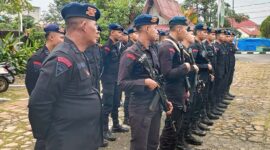 Pasukan Brimob dan TNI Disiagakan Selama PSU di Kabupaten Bungo